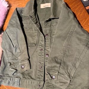 MINIMAN toddler Khaki Green Utility Jacket.